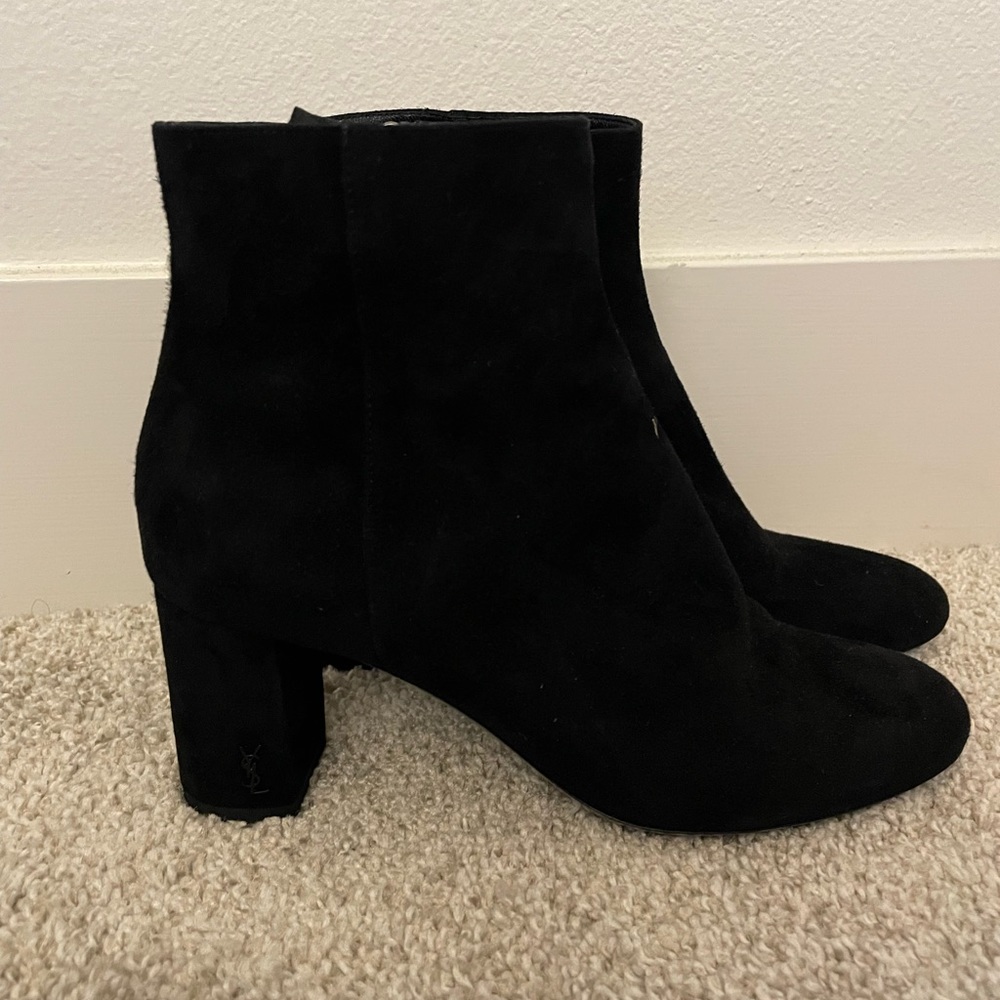 SAINT LAURENT LOULOU 70 ZIP BOOTIE - Picture 3 of 11